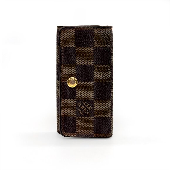 AUTH EUC Louis Vuitton Damier Ebene Multicles 4 Key Holder - Unisex - Picture 1 of 10